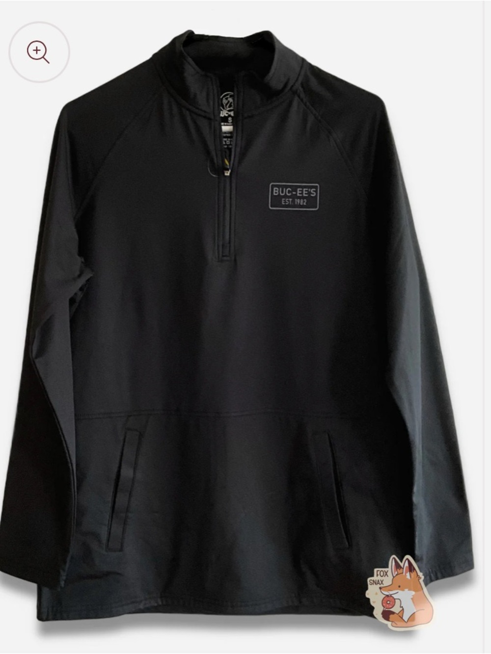 Buc-ee's Men's Black Quarter-Zip Pullover